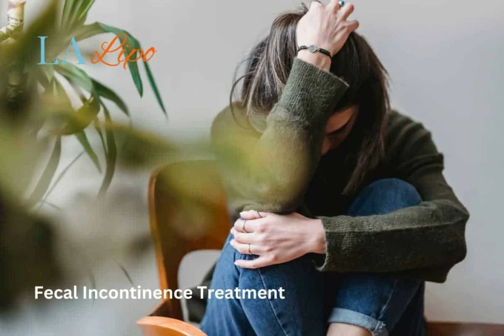 woman worried about fecal incontinence diet Warwickshire
