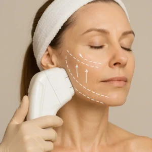 Woman having HI-FU to reduce wrinkles call LA LIPO Warwickshire Now!