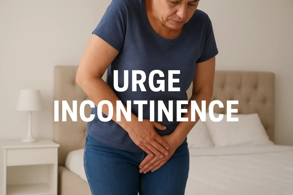 how to manage urge incontinence Warwickshire symptoms