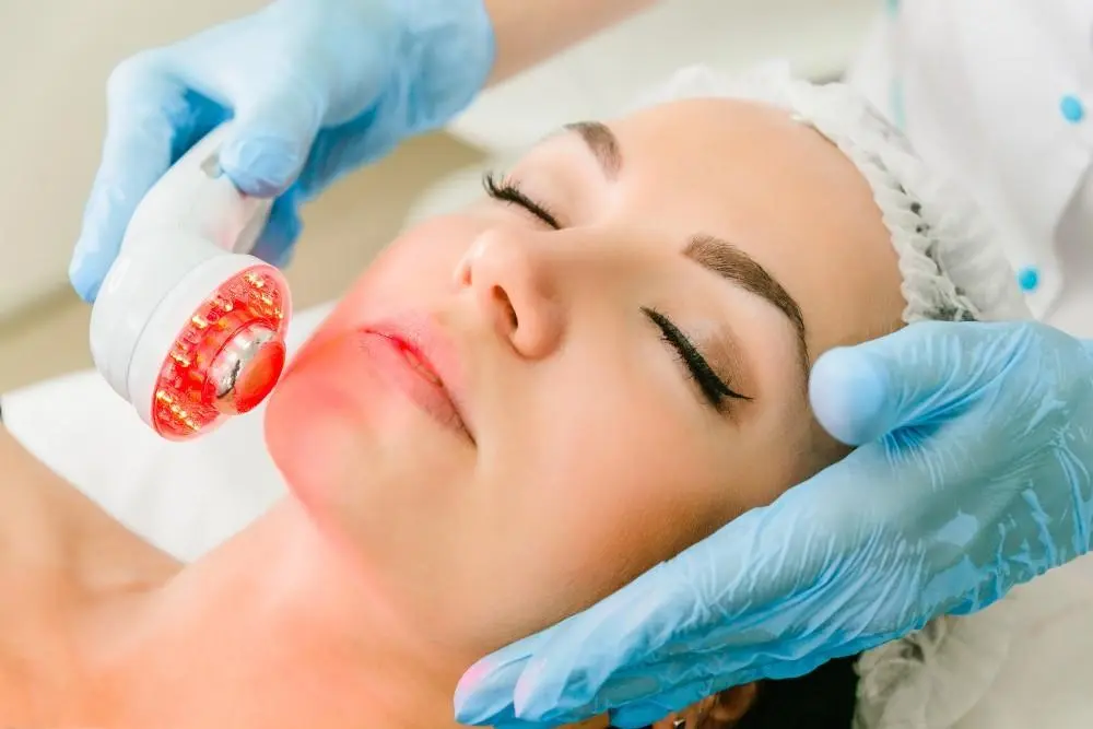 woman having non-surgical Morph8 treatment Warwickshire